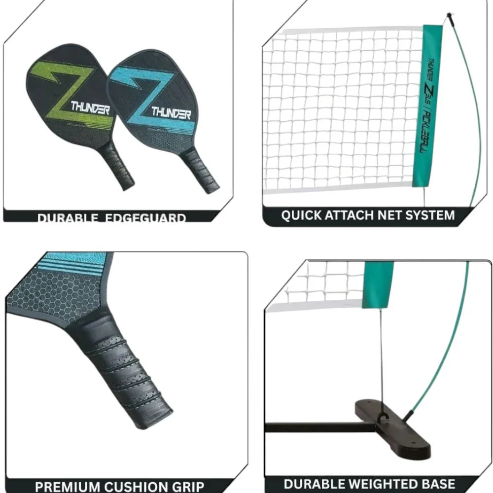 Innov8 Pickleball Net Set – Complete Outdoor Game Kit - Jaiman Toys