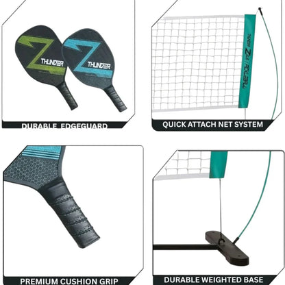 Innov8 Pickleball Net Set – Complete Outdoor Game Kit - Jaiman Toys