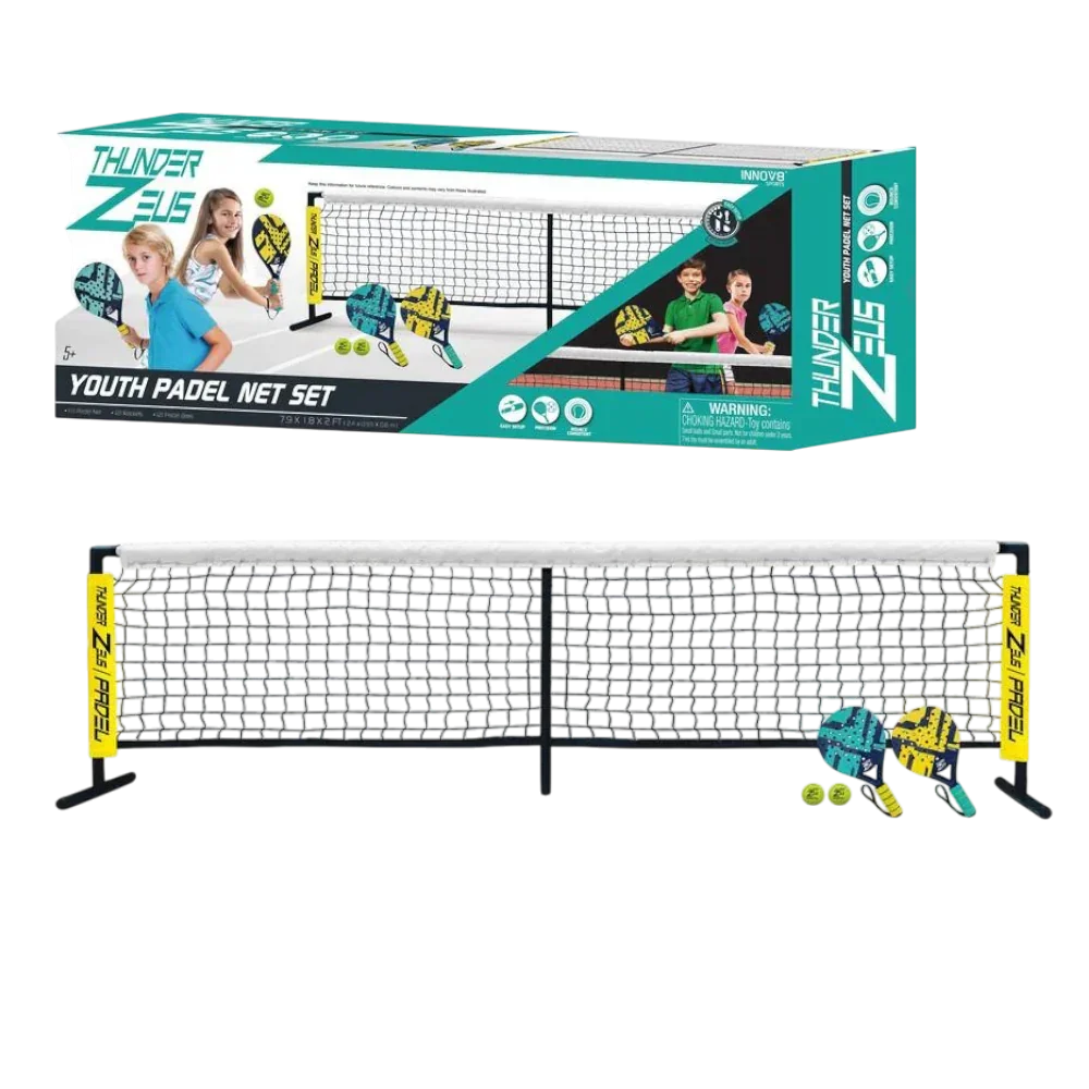 Innov8 Youth Padel Net Set – Portable Outdoor Court Kit - Jaiman Toys