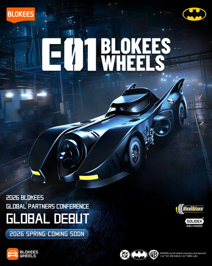 Blokees Wheels Batman E01 Gotham Velocity Collectible Vehicle Blind Box | DC Batman Mini Building Car