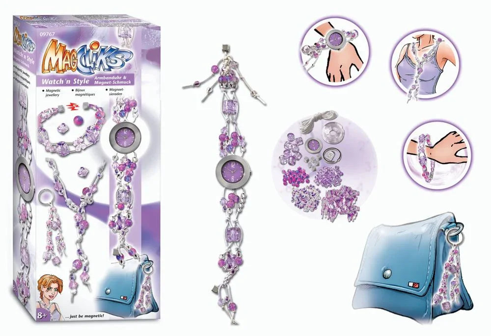 Magcliks 09767 Watch N Style Purple - Jaiman Toys