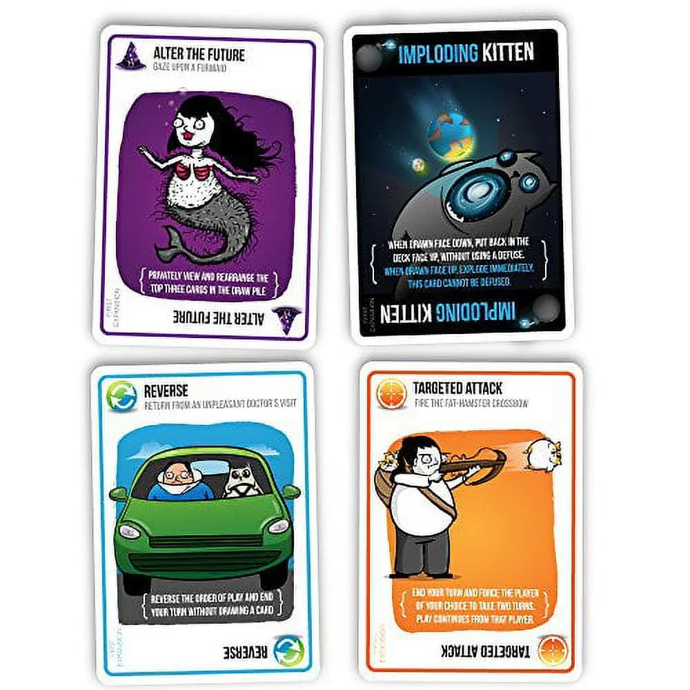 Imploding Kittens: This is the First Expansion of Exploding Kittens Board Game - Jaiman Toys