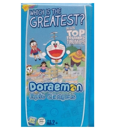 Top Trumps Doraemon Epic Gadgets Deluxe  Card Game | 30 Character Cards | Educational Family Travel Game for Kids Ages 2+