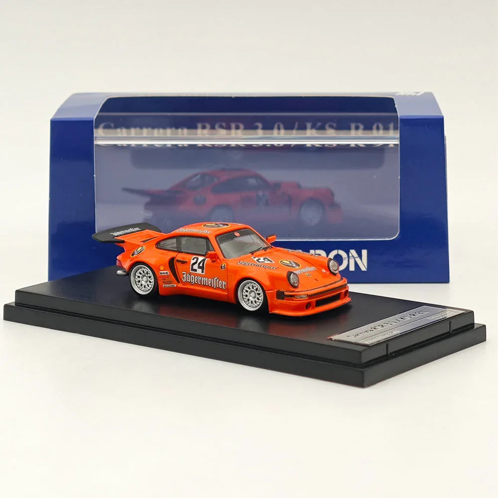 1/64 Street Weapon 1/64 Carrera RSR 3.0/KS-R PORSCHE 911 Jagermeister #24 Diecast Models Car - Jaiman Toys