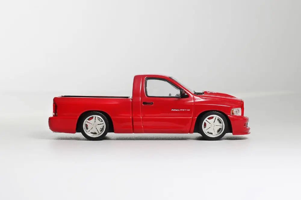 GCD Shoom64 Models 1:64 Dodge Ram SRT-10 Pickup Truck Diecast Model Car | Red & Silver Colour Variants