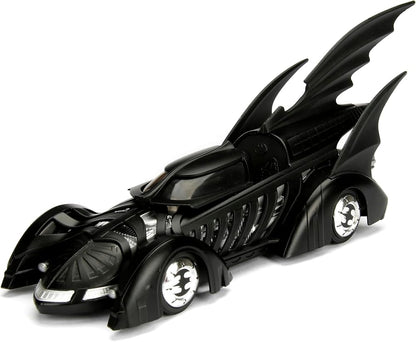 Jada DC Comics Batman Forever Batmobile 1:24 Die-Cast with Batman Figure – Collectible