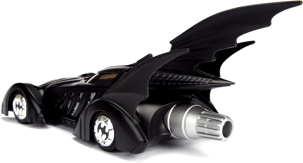 Jada DC Comics Batman Forever Batmobile 1:24 Die-Cast with Batman Figure – Collectible