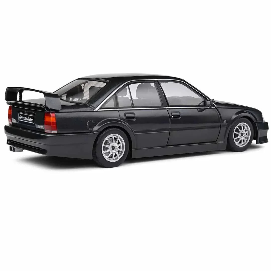 Solido S1809701 1990 Opel Omega EVO 500 - Astrosilver metallic - Black - Jaiman Toys