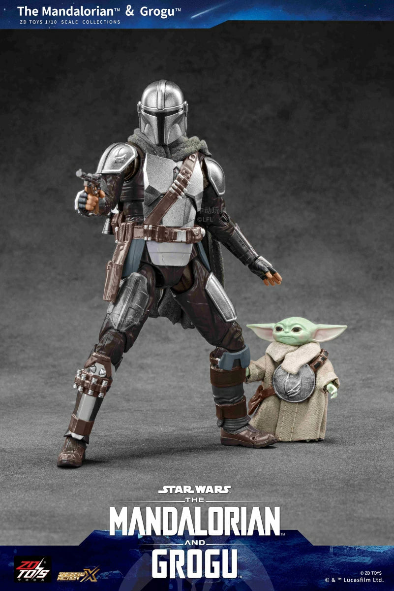 ZD TOYS Star Wars: The Mandalorian & Grogu 1:10 Scale Action