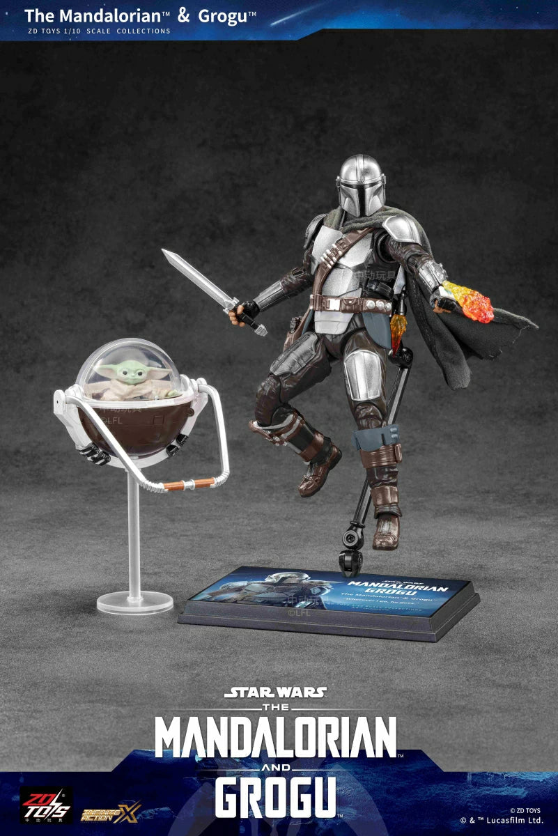 ZD TOYS Star Wars: The Mandalorian & Grogu 1:10 Scale Action