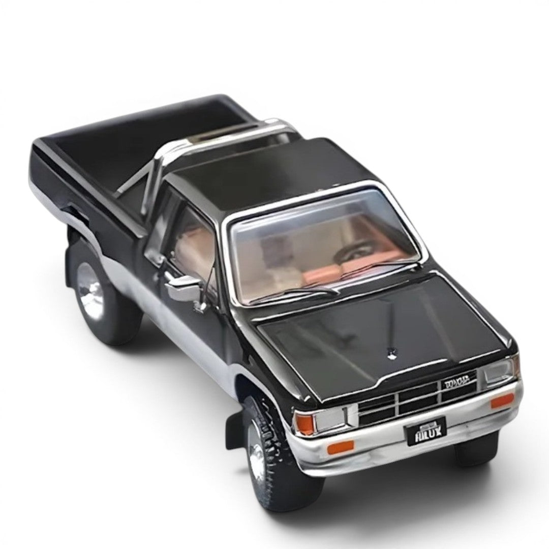 GCD Toyota Hilux SR5 Black & Silver 1:64 Scale Diecast Model Car