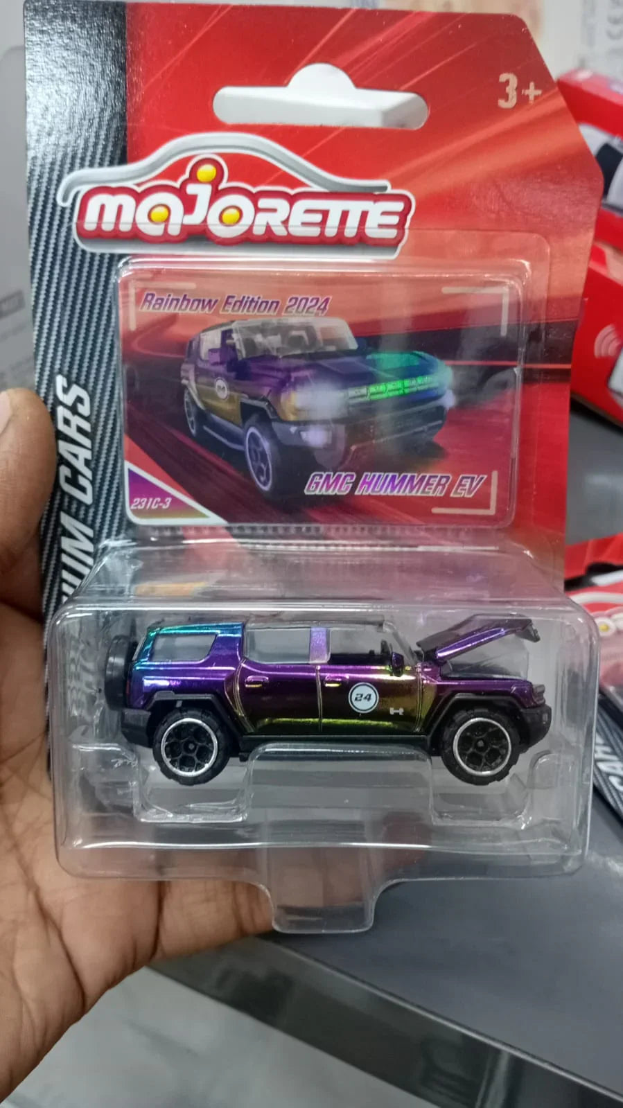 Majorette Rainbow Edition 2024 – GMC Hummer EV Chase Car (Premium Collectible) - Jaiman Toys