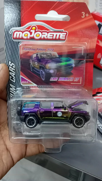 Majorette Rainbow Edition 2024 – GMC Hummer EV Chase Car (Premium Collectible) - Jaiman Toys