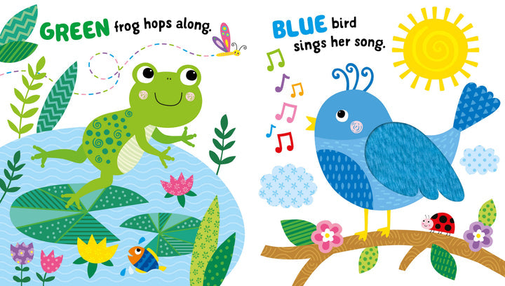 North Parade Touch and Feel Garden Sound Book with 10 Nature Sounds for Kids