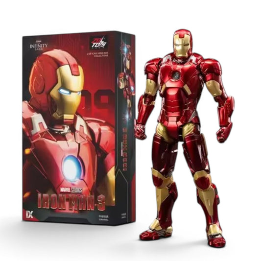 ZD Toys Marvel Avengers 1/10 Scale Iron Man Mark 9 (MK9) Figure I Marvel Studios Iron Man 3 Collector Action Figure