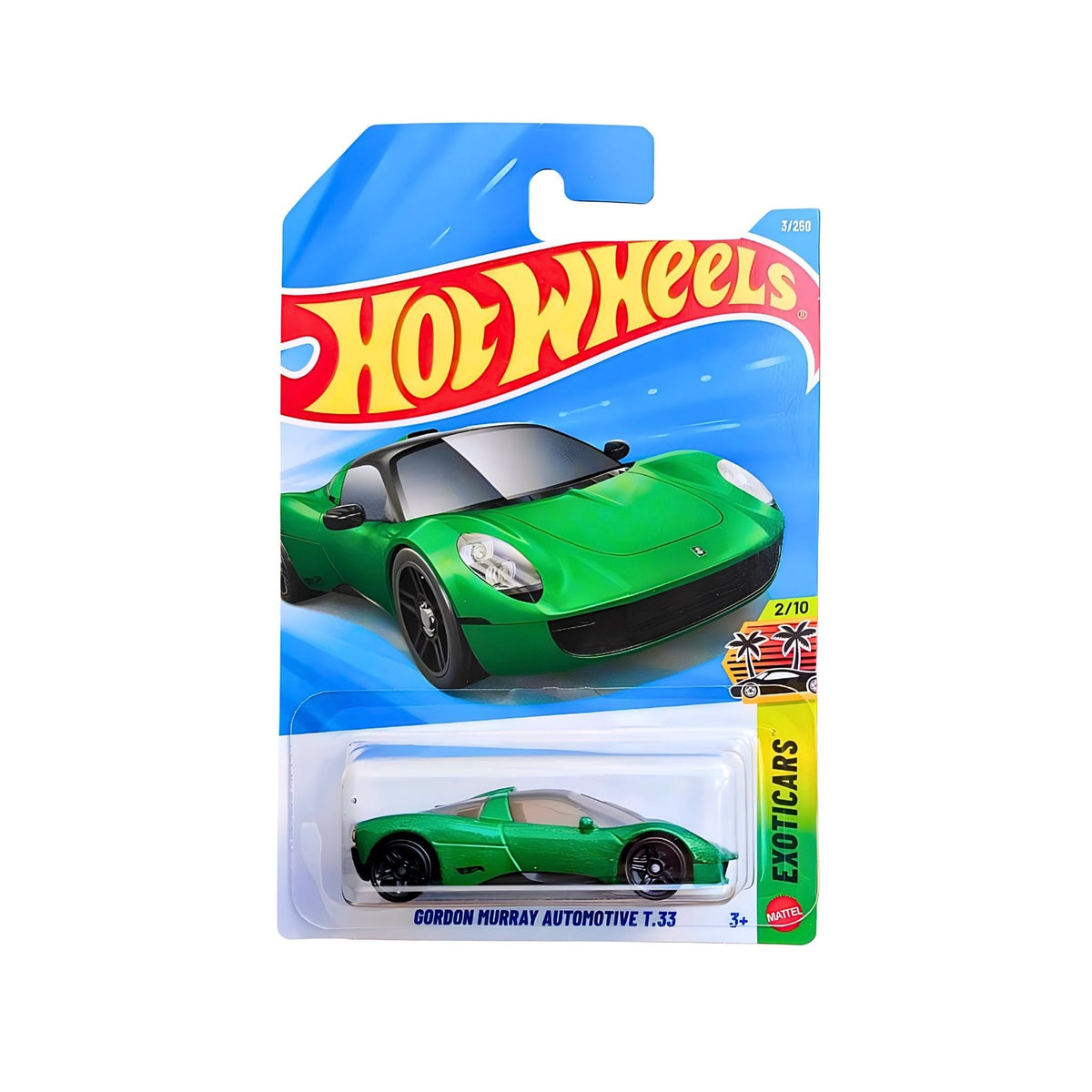 Hot Wheels 1:64 Scale 5-Car Set – '90 Acura NSX, Gordon Murray Automotive T.33 Green JJL44, Rollin' Solo Track Champs, KEI SWAP & Later Crater HYY55