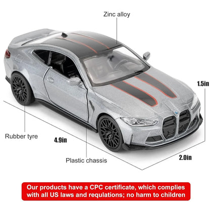 RMZ City BMW M4 CSL 1:36 Die-Cast Car Model | Openable Doors | Collector Series