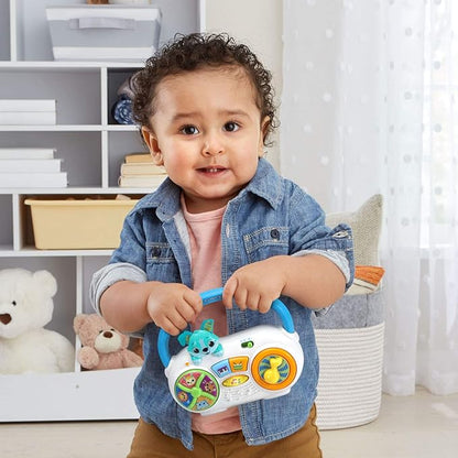 VTech Tune & Learn Boombox Musical Learning Toy for Babies & Toddlers | Interactive Music, Animal Sounds & Early Learning