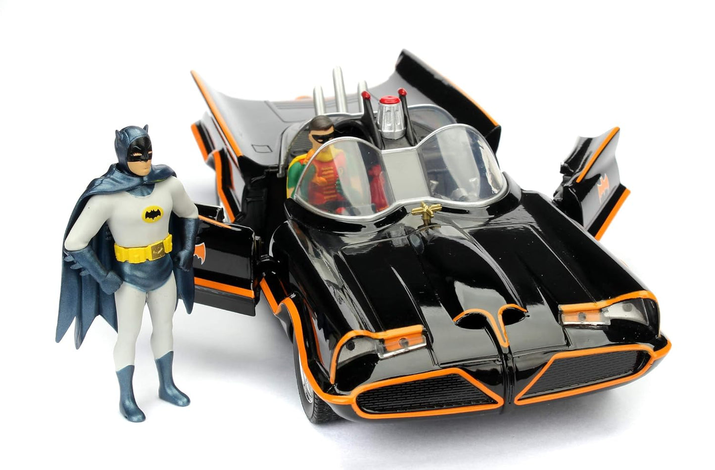Jada Batman 1966 Classic Batmobile 1:24 Die-Cast Model with Batman Figure