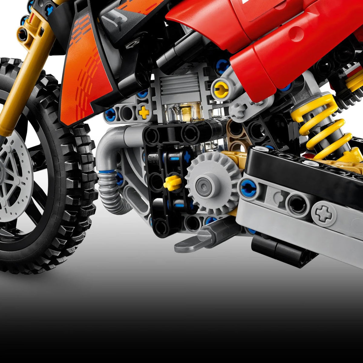 LEGO 42238 Technic Ducati Desmo450 MX Factory Motorcycle – 457-Piece Motocross Bike Building Set, Ages 10+