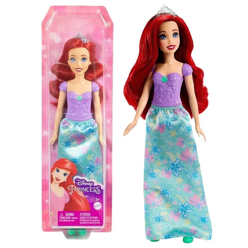 Disney Princess Toys, Posable Ariel Fashion Doll with Clothing and Accessories Inspired by The Movie, Gifts for Kids