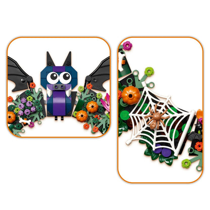 LEGO® Halloween Wreath 40825 Hanging Home Decoration, 617 Pieces