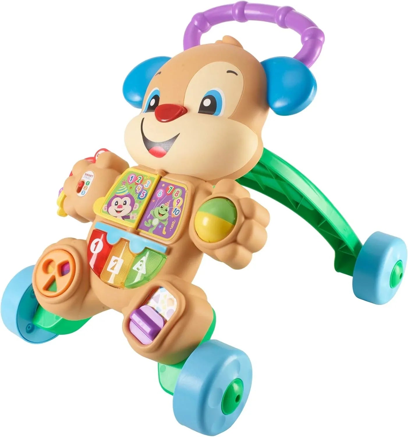 Fisher-Price Laugh & Learn Smart Stages Learn with Puppy Walker - musical walking toy for infants and toddlers ages 6 to 36 months - Jaiman Toys