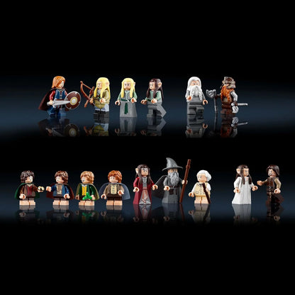 LEGO 10316 Icons Rivendell Building Model Kit :The Lord of The Rings:  for Adults, Construct and Display a Middle-Earth Valley