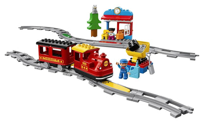 LEGO 10874 Duplo Town Steam Train (59 Pcs) – Educational Building Blocks Set for Kids 2–5 Years