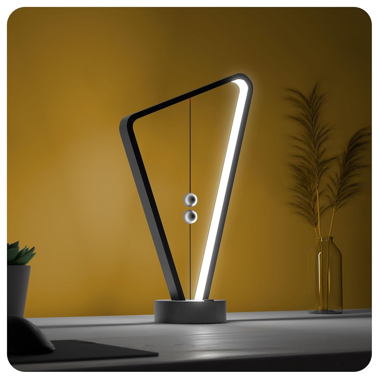 Modern LED Balance Table Lamp – Magnetic Switch Decorative Desk Lamp