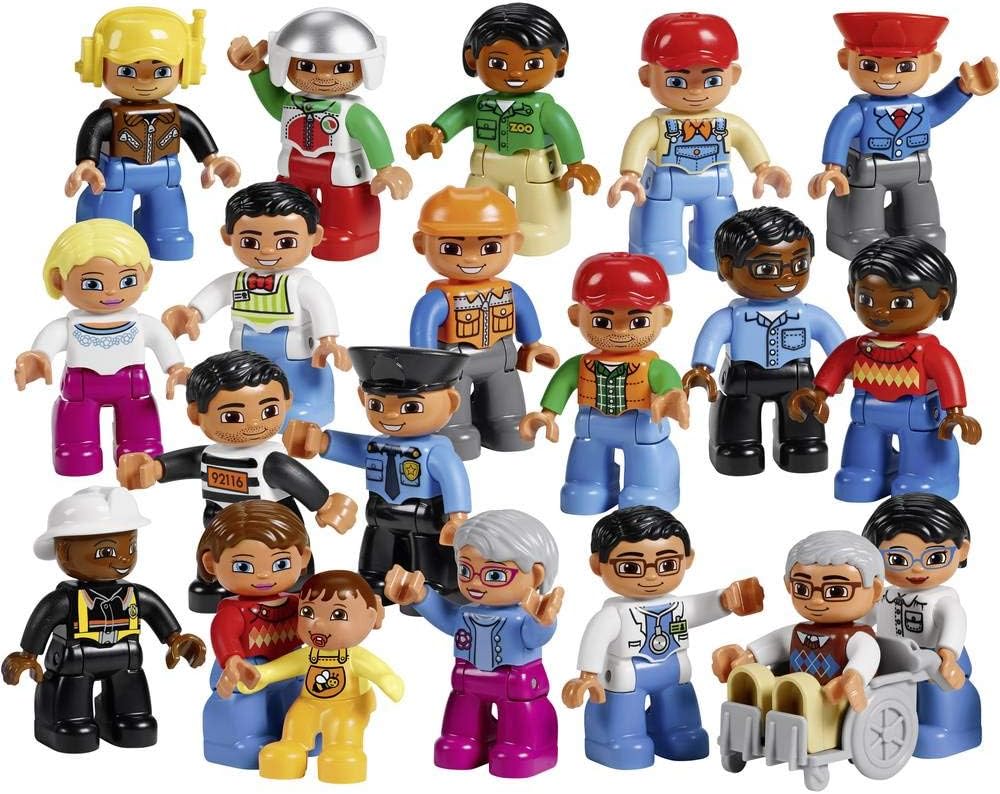 LEGO Education 45010 Community People Set – 21-Piece Preschool Role Play & Social Learning Figures for Ages 2–5 Years