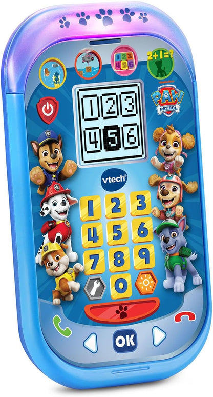 VTech PAW Patrol Rescue Mission Learning Phone | Interactive Educational Toy Phone with 6 Character Buttons, Learning Games, Sounds & Mission Activities for Kids