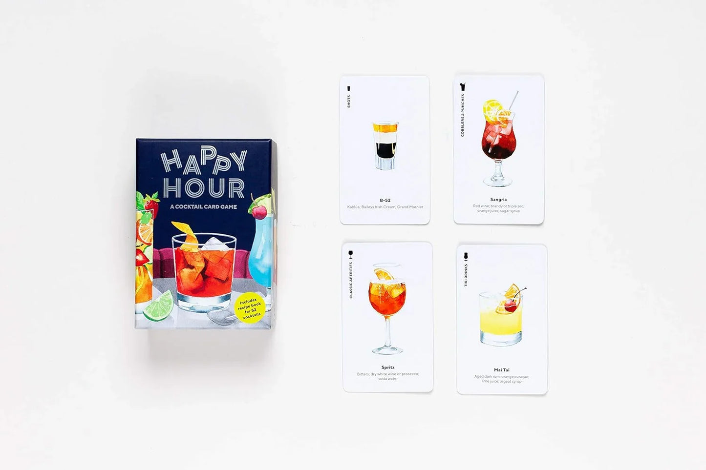 Happy Hour: The Cocktail Card Game – Mix, Match & Shake Things Up - Jaiman Toys