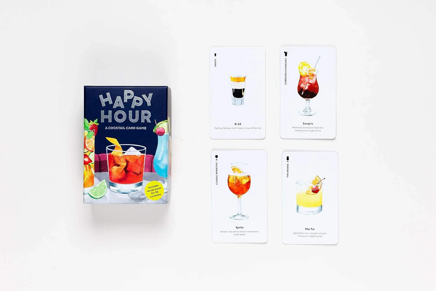 Happy Hour: The Cocktail Card Game – Mix, Match & Shake Things Up - Jaiman Toys