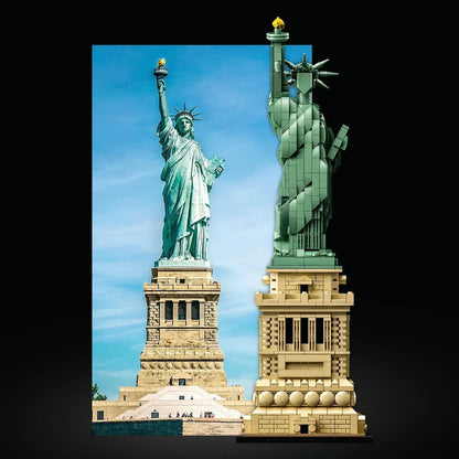 LEGO Architecture 21042 Statue of Liberty Construction Toy for Adults, Multicolor (1685 Pieces)