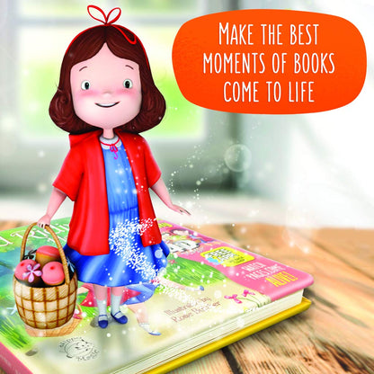 Little Red Riding Hood 3D Come-To-Life Book – Interactive Augmented Reality Story Book for Kids with Free App