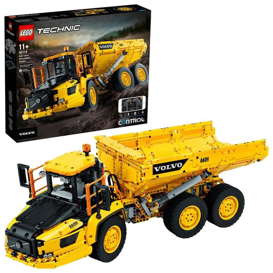 LEGO 42114 Technic 6x6 Volvo Articulated Hauler Truck Toy RC Car Construction Vehicle (Multicolor)