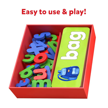 Skillmatics Preschool Learning Activity - Ready to Spell, Stage-Based Learning to Improve Vocabulary & Spelling, Educational Toy, Gifts for Boys & Girls Ages 4, 5, 6, 7