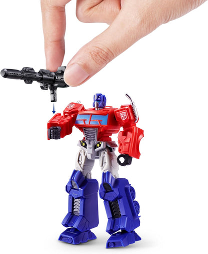 ZURU 5 Surprise Transformers Optimus Prime Collectible Capsule Toy | Mini Action Figure with Surprise Accessories | Kids Toy 3+