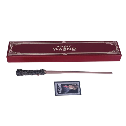 Classic Handcrafted Harry Potter Wand with LED, 35 CM Wizard Stick Collectible for Cosplay - Jaiman Toys
