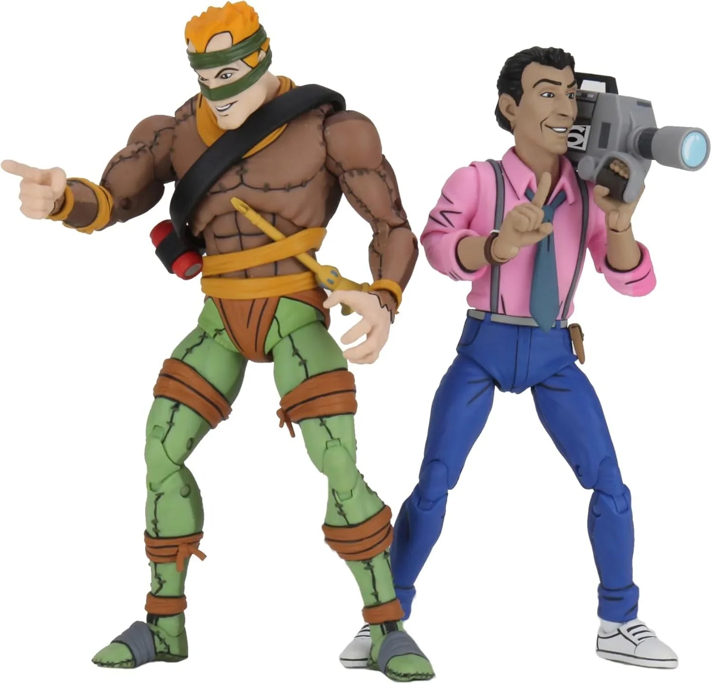 NECA TMNT King Rat & Vernon 2-Pack – 7" Action Figures - Jaiman Toys