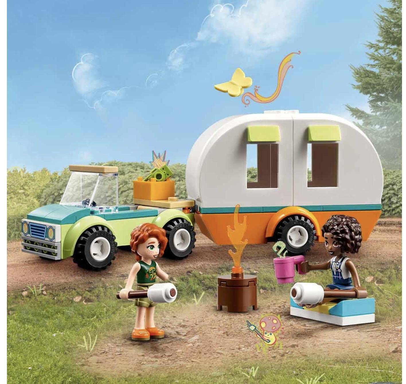 LEGO 41726 Holiday Camping Trip Building Toy Set (87 Pcs)
