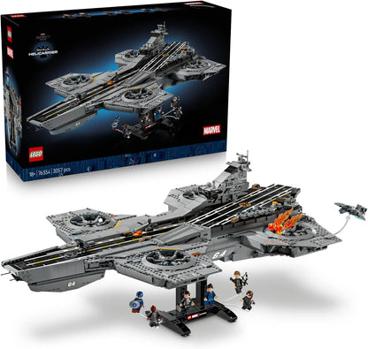 LEGO Marvel S.H.I.E.L.D. Helicarrier - Collectible Building Set for Adults, Ages 18+ - Marvel Bedroom or Home Office Decor - Includes 6 Minifigures - Gift for Men & Women - 76354