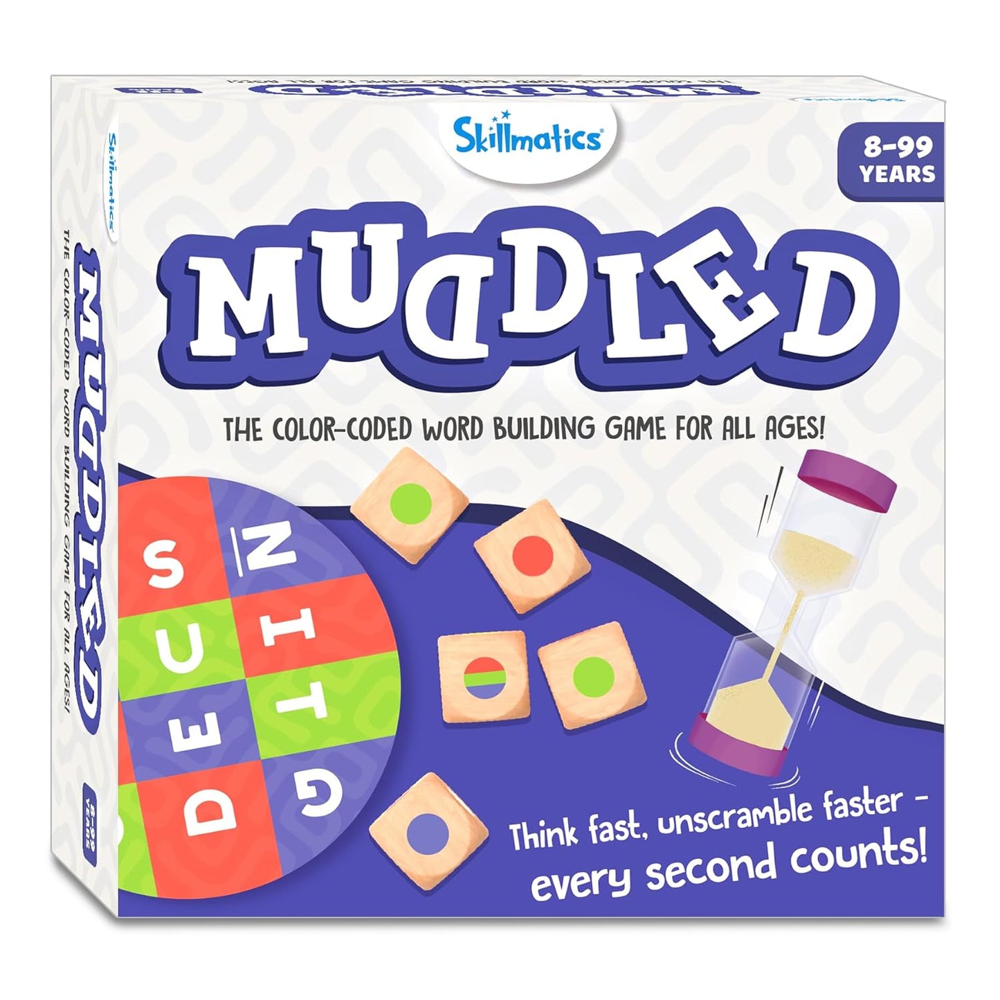 Skillmatics Word Building Game - Muddled, Fast-Paced Word Building Game, Fun for Kids & Families, Gifts for Boys & Girls Ages 8, 9, 10, & Up