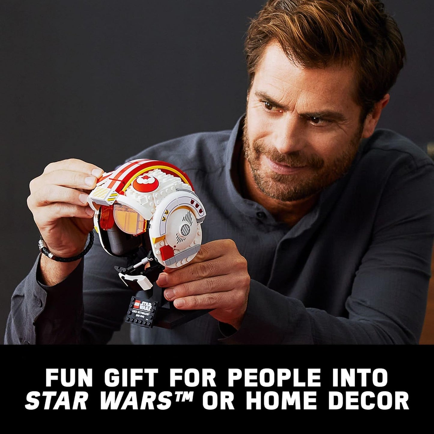 LEGO Star Wars Luke Skywalker (Red Five) Helmet 75327 Building Kit (675 Pieces)