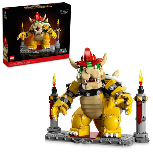 Lego Super Mario The Mighty Bowser 71411 Building Toy Set; Collectible Gift for Adult Fans (2,807 Pieces) - Jaiman Toys