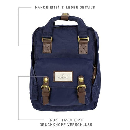 Doughnut Macaroon Mini Pastel Series Backpack – 7L Lightweight Water-Repellent Daypack for Women & Girls - Jaiman Toys