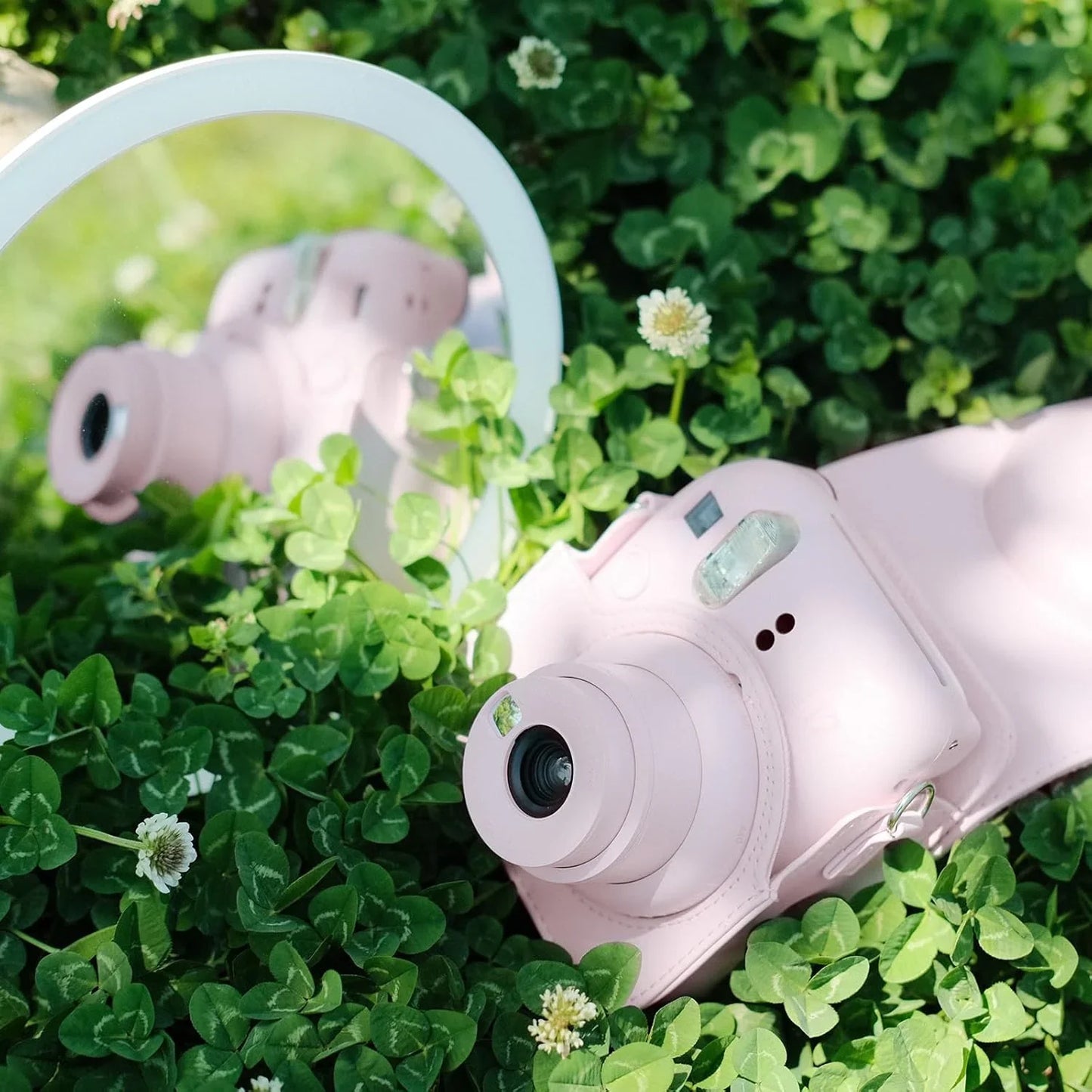 Pop & Snap in Style – Mini 12 Camera Case with Strap (Perfect Fit for Instax Mini 12) - Blossom Pink - Jaiman Toys