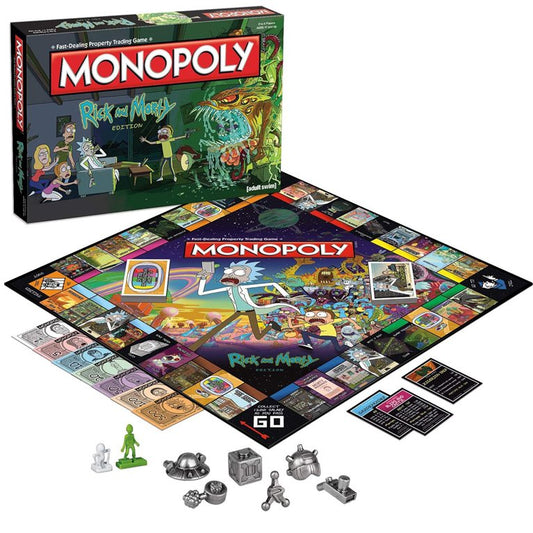 Monopoly: Rick and Morty Edition – Enter the Multiverse and Outwit Your Rivals!