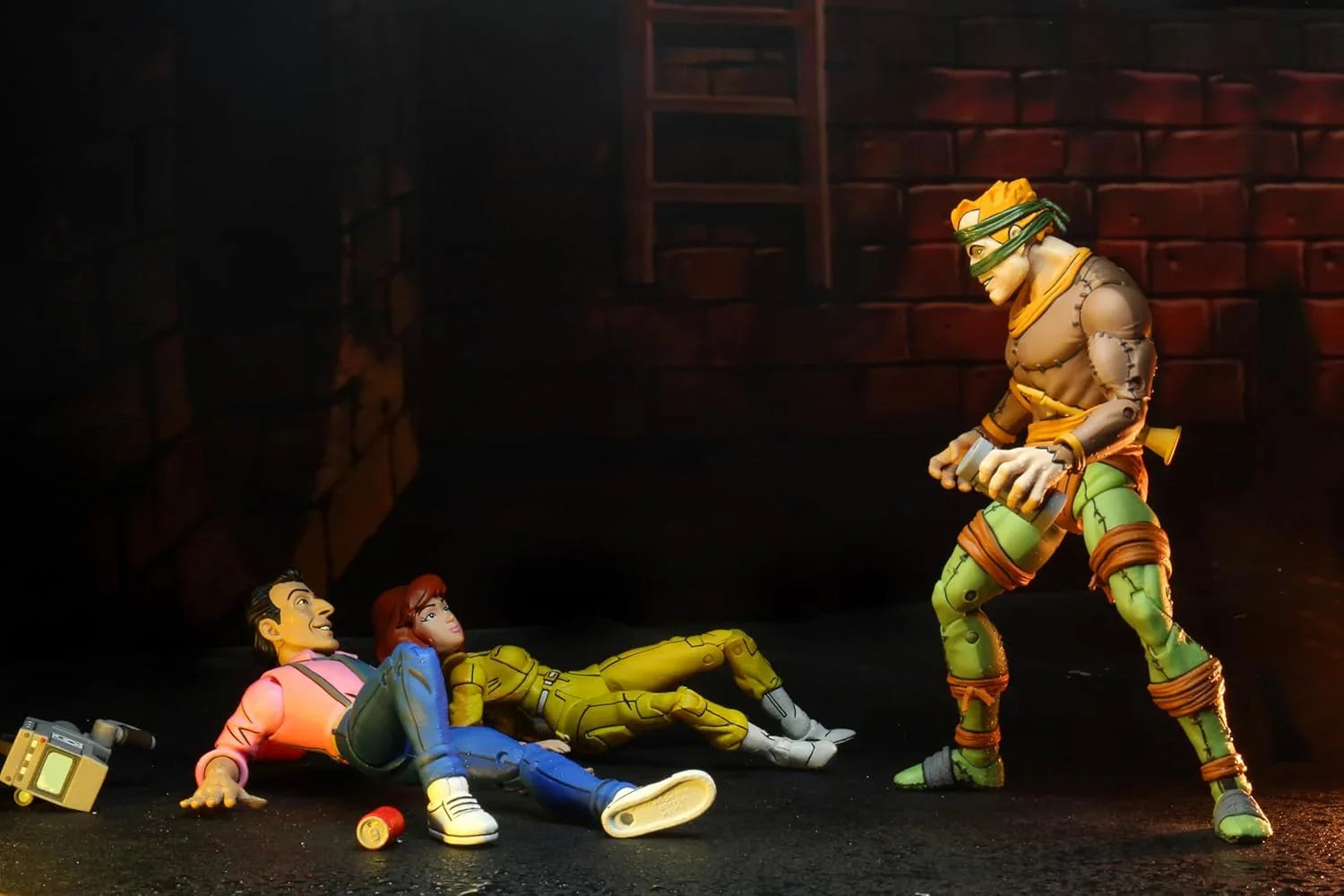 NECA TMNT King Rat & Vernon 2-Pack – 7" Action Figures - Jaiman Toys